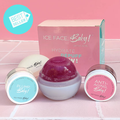 Anti-Aging Kit! - Firm & Lift Ice Facial Kit for Fine Lines, Firmness & Aging Skin