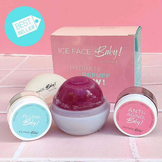 Anti-Aging Kit! - Firm & Lift Ice Facial Kit for Fine Lines, Firmness & Aging Skin