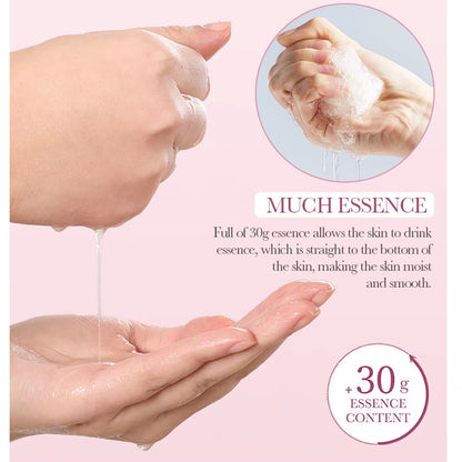 12Pc Rose Flower Extract Face Mask Korean Sheet Mask Moisturizing Mask Nourishing Skincare Facial Korean Fresh Product