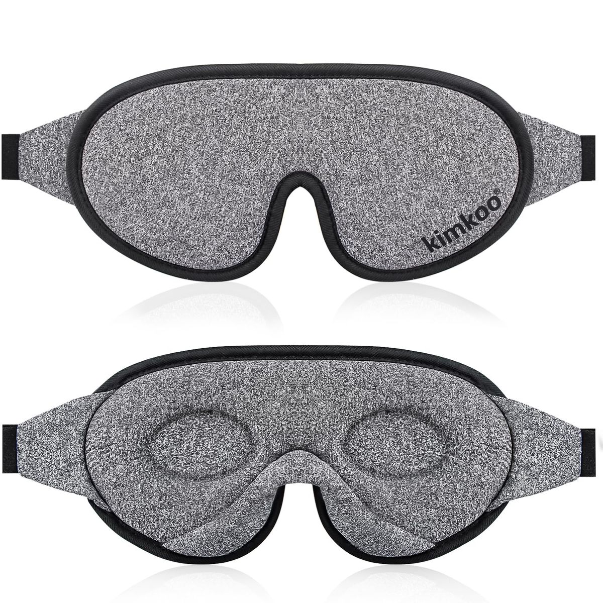 3D Contoured Sleep Mask 100% Light Blocking Eye Mask Ultra-Soft Skin-Friendly Material Breathable Eye Cover for Rest Travel Yoga