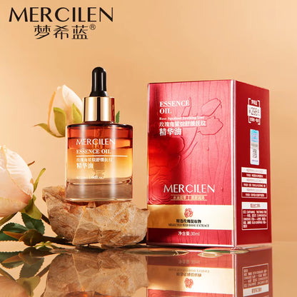40Ml Rose Squalane Soothing Essence Oil Facial Care Tightening Moisturizing Brightening Face Serum Korean Skincare Products