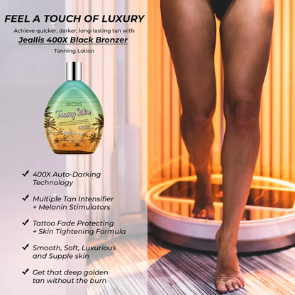 Tanning Lotion Accelerator for Indoor Tanning Beds & Outdoor Sun Tan