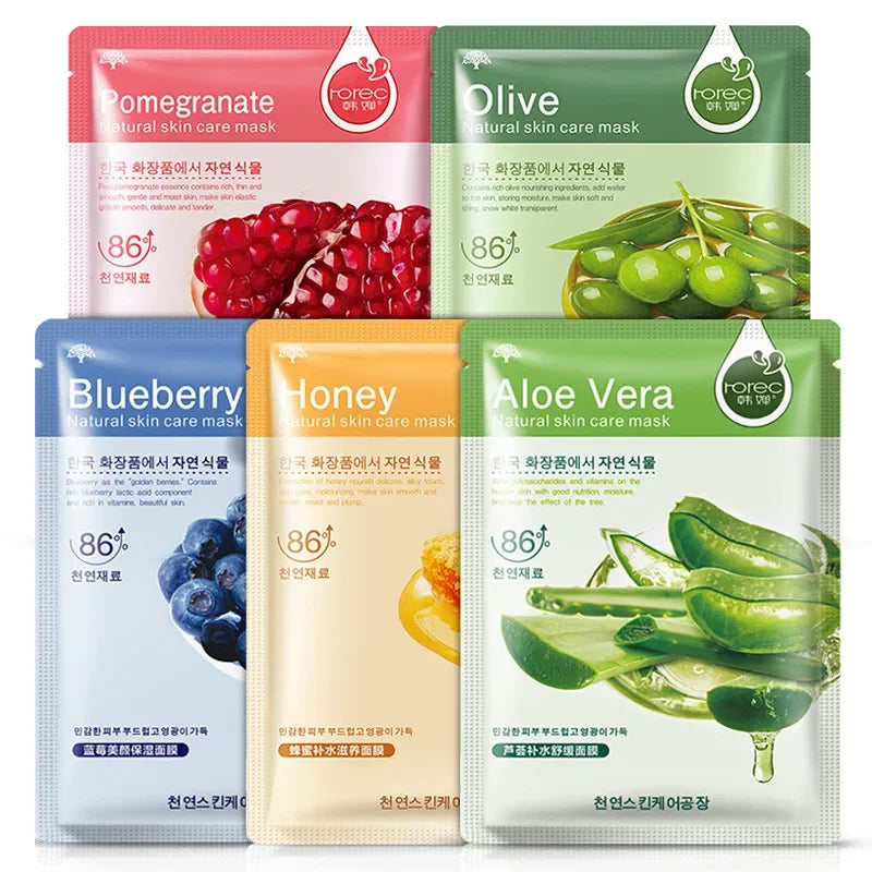 Hanchan Skin Care Plant Facial Mask Moisturizing Oil Control Blackhead Remover Wrapped Mask Face Mask Face Care
