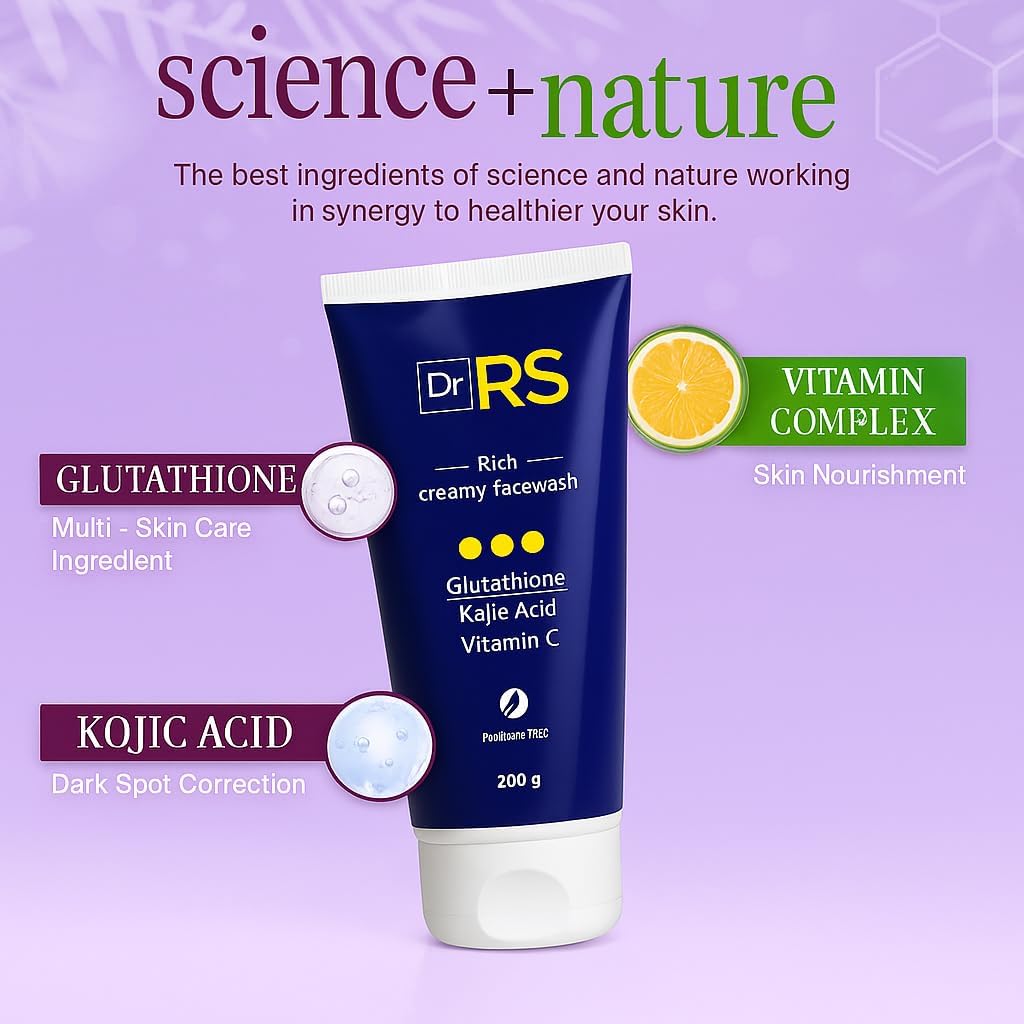 DR RS Glutathione Face wash