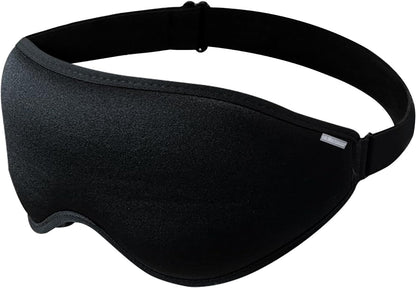 3D Contoured Sleep Mask 100% Light Blocking Eye Mask Ultra-Soft Skin-Friendly Material Breathable Eye Cover for Rest Travel Yoga