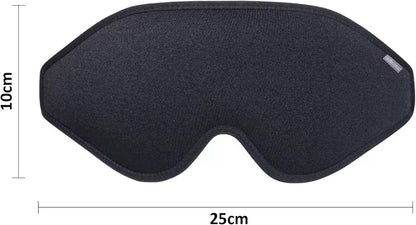 3D Contoured Sleep Mask 100% Light Blocking Eye Mask Ultra-Soft Skin-Friendly Material Breathable Eye Cover for Rest Travel Yoga