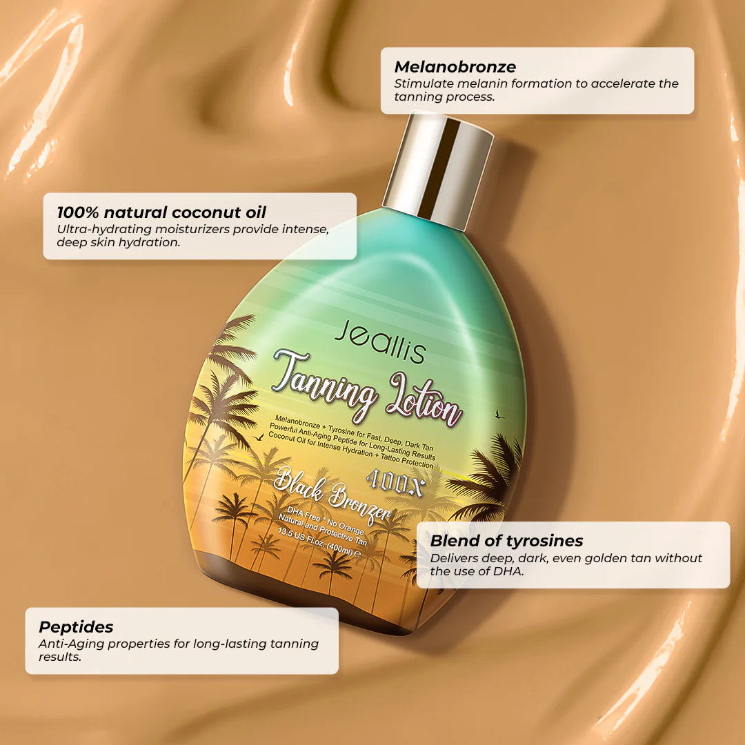 Tanning Lotion Accelerator for Indoor Tanning Beds & Outdoor Sun Tan