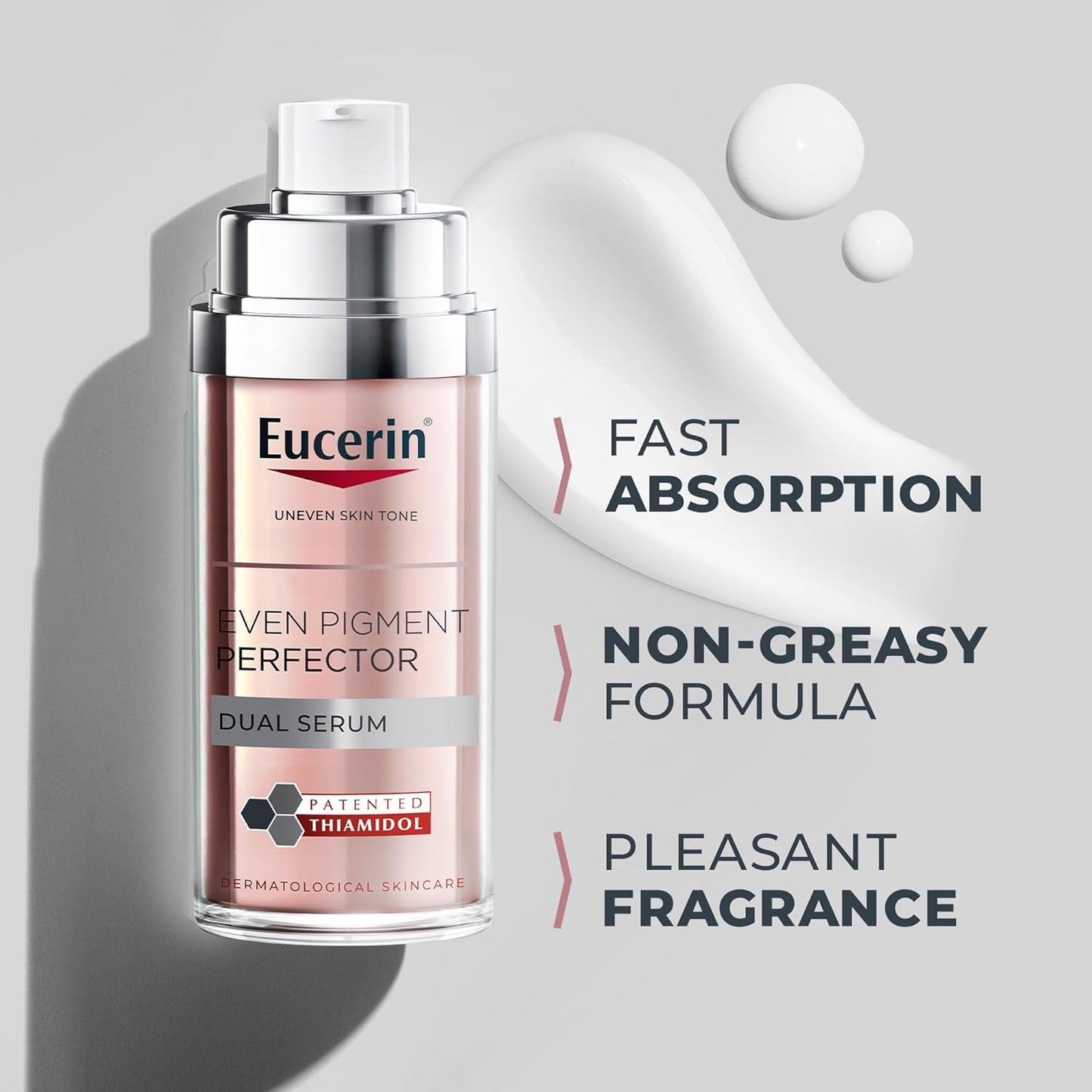 Eucerin Even Pigment Perfector Dual Serum, Moisturizes, Exfoliates and Refines Skin, Reduces Wrinkles and Dark Spots, Promotes Cell Renewal, 30ml