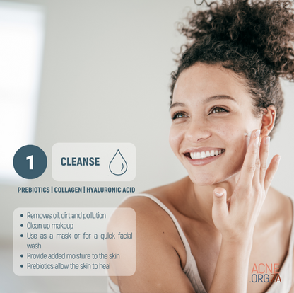 Acne.org.za Protocol - 3 step Kit - Cleanse, Treat and Moisturise