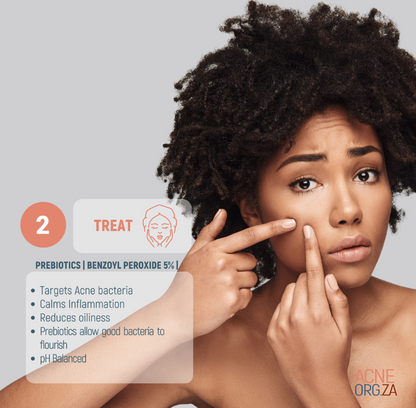 Acne.org.za Protocol - 3 step Kit - Cleanse, Treat and Moisturise